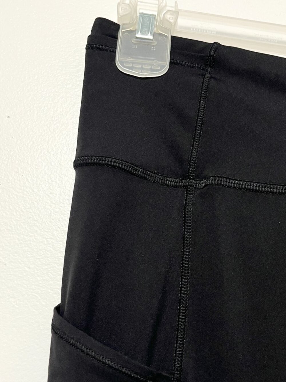 Lululemon Womens Fast Free Crop 19" Leggings LW6AS5S Black 6 Nulux Fitness Gym - Picture 3 of 6